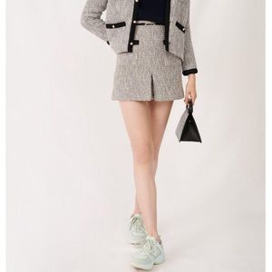 Maje Jinie Tweed Mini Skirt
